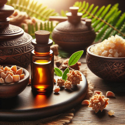 Frankincense Essential Oil - Experience the regal touch of frankincense, reigniting your skin's beauty from within