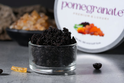 pomegranate™ Frankincense essential oil and coffee blended face/body scrub