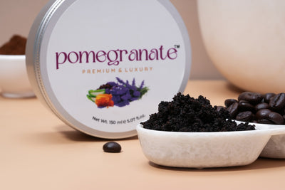 pomegranate™ Lavender essential oil and coffee blended face/body scrub