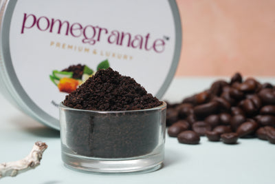 pomegranate™ Ylang Ylang essential oil and coffee blended face/body scrub